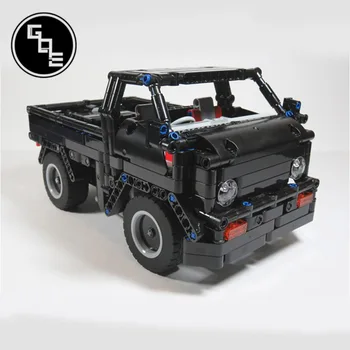 Technic série MOC-4144 Truck tvorivé ideálny model stavebné kamene, tehly hračky pre deti vianočné darčeky
