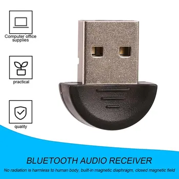Mini USB Bluetooth Adaptér Bezdrôtového pripojenia USB Dongle V2.0 pre Notebook PC Win 7/8/10/XP Bluetooth V2.1 3,5 mm NFC Audio&video