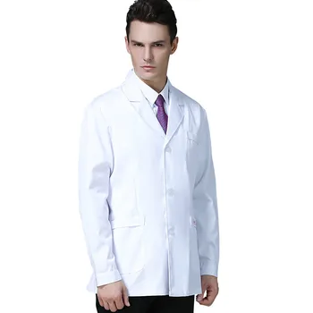 Muž lekári nosenie samostatné obleky, lekári nosenie laboratórnych plášťoch, dlhé rukávy a krátke štýly pre zimné a zimné lekárske zubných lekárov