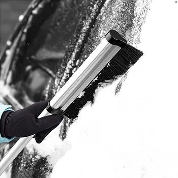 Auto odstránenie snehu lopatou artefakt sklo snehu nástroj pre odstránenie odmrazovanie snehu odstránenie kefa deicing lopatou sneh, škrabka zimné suppli