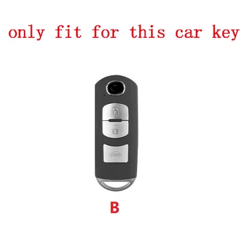 Farebné Mäkké TPU Kľúča Vozidla Prípade Úplné Pokrytie Pre Mazda 2 mazda 3 mazda 5 mazda 6 CX-3 CX-4 CX-5 CX-7 A CX-9 Atenza Axela MX5 Príslušenstvo