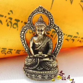 Nepál čistej medi Shakya Muni malý Buddha /vykonávať Buddha, Buddha Šakjamúni vrecko/ 5 socha 5in 1
