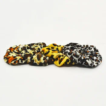 12 Ks Velvet Scrunchie Pack pre Dievčatá pokrývku hlavy Žena Leopard Scrunchies kórejský Vlasy Príslušenstvo Roztomilý Vlasy Väzby 2020 VERVAE