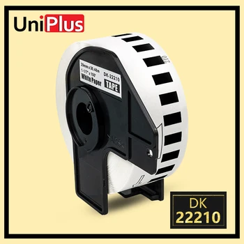 UniPlus DK-2210 Štítok Roll 29mm*30.48 m Papierové Pásky, Nálepky DK 22210 pre Brata Tlačiareň štítkov QL700 QL-1050N QL1100 QL-500 650TD