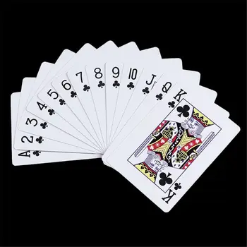 Vysoko Kvalitného PVC, Nepremokavé Hracie Karty Wearproof Plastové Poker Bar Strany Dosková Hra Biela Karta Magic Poker Rekvizity