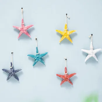 8pcs 12.5 cm tvorivé farebné živice hviezdice malé nástenné ozdoby, svadobné dekorácie domova príslušenstvo miniatúrne figúrky