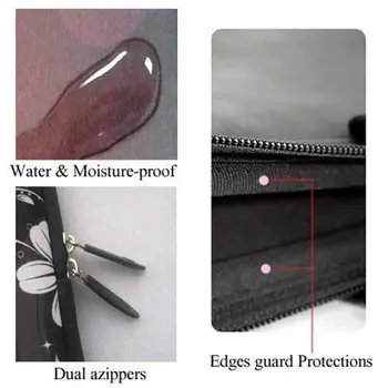 Vodotesný proti pádu notebooku rukáv taška puzdro puzdro kože Pre Apple Macbook Pro Air Reina Dotyk Bar & ID 11 12 13 15 16 17