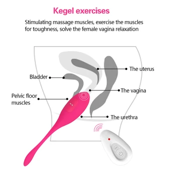 Bezdrôtové Diaľkové Bullet G Mieste Klitoris Stimulátor Ben Wa Kegel Gule Upozorňuje láska Vajcia Vibrátory sexuálne hračky Pre Wome