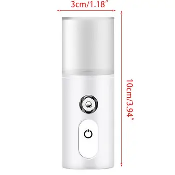 Prenosné 30ml Mini Vreckový Nano Hmly Maker Tvár Zvlhčovač USB Nabíjateľné Tváre Parník striekajúcej Vode Difúzor