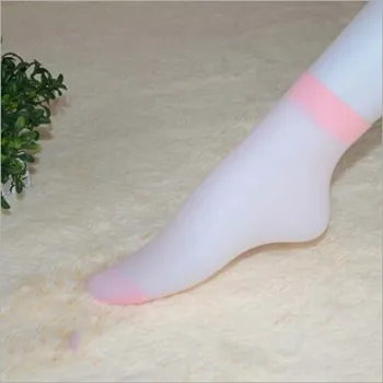 10 Párov/set Hot Predaj Módnych dámskych Tenké Crystal Hodváb Členkové Ponožky Žena Krátke Ponožky Letné Bambusu Transparentné Ponožky