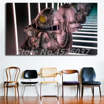 Spad 76 Power Armor Wall Art Plátno Plagáty Vytlačí Maľovanie Obrazov Na Stenu Pre Office Obývacia Izba Domova Tablo Umelecké Diela