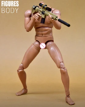 Na predaj, 1:6 rozsahu nahé telo akcie obrázok muž muž úzke rameno svalnaté telo modelu príslušenstvo pre 12