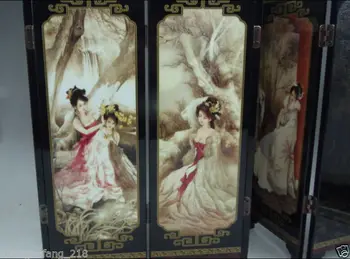 ( Mini ) Nádhernej Čínskej Klasickej Krásne Krásky Obraz Skladací Displej
