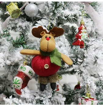 Vianočné dekorácie pre domov Snehuliak Elk Santa Claus Navidad ozdoby na vianočný stromček Nový Rok veselé vianočné ozdoby