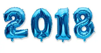 32 palcový 2018 digitálne balón nastaviť 2018 silvester party v triede, v triede, výzdoba lin3729