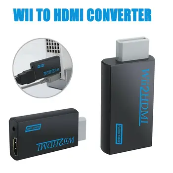 Wii Na Prevodník Adaptér Full HD 1080P Converter, 3,5 mm Audio Video Kábel Pre PC HDTV, Podpora NTSC, PAL, 480i, 480p,