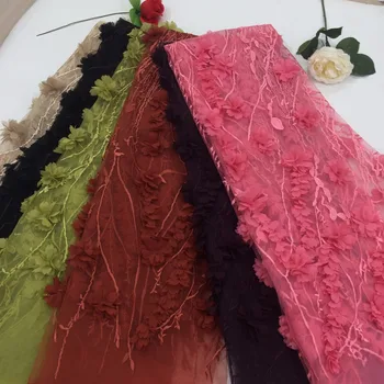 2018 novo Vysokej Kvality Afriky Tylu Čipky Textílie Veľkoobchod perly francúzskej Čistý Čipky Textílie pre Nigéria Svadobné ZLN34