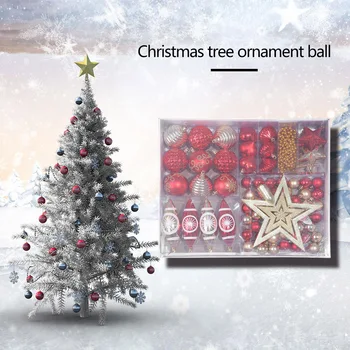 1 Nastavte Strom Vianočné Závesné Gule Xmas Party Prívesky Loptu Ornament Dekoratívne Loptu Domáce Dekorácie Dovolenku Rekvizity