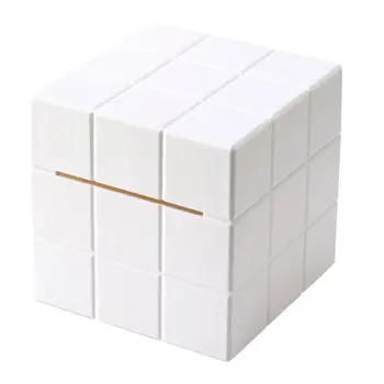 Magic Cube Tkaniva Box Ploche Papiera Držiak Dávkovač Skladovanie Obrúsok Prípade Organizátor pre Domáce Auto Hoteli