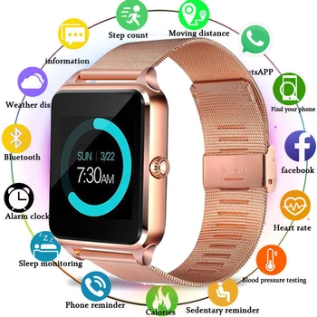 Z60 Ženy Bluetooth Smart Hodinky 2020 Pre Mužov 2G Podporu SIM Náramkové hodinky Android IOS 16 GB TF Sledovať Nosenie Deti amazfit gtr 2