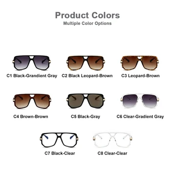 2021 Rozšírené Značky Dizajnér Muži Okuliare Hot Luxusné Námestie Slnečné okuliare Retro Odtiene Muž UV400 Okuliare gafas de sol hombre