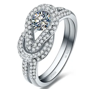 Hviezdne svetlo v Striebristé Test Pozitívny 0.45 CT D-E Moissanite Diamantový Prsteň Skutočné S925 Zapojenie Šperky pre Ženy snubný Prsteň