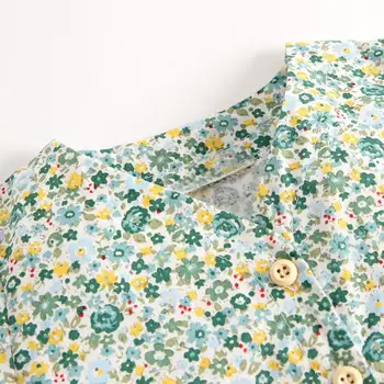 Nové Letné Kimono golier Dieťa Remienky Roztomilý Kvetinový Bavlna Dieťa Dievča Jumper Deti, Detské Oblečenie, Oblečenie
