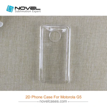 Nové 2D Pevného Plastu Sublimačná Kryt Telefónu Prípade Pre Motorola G5