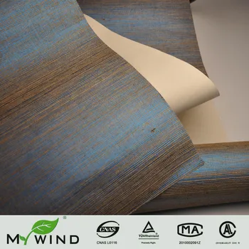 MYWIND Modrá Gliiter Sisal Tapety Luxusný Dizajn Interiéru Materiálov Domáce Dekorácie Moderné Nástenné tepelná Izolácia Tapety