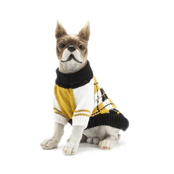 Psa kosoštvorec pletené svetre Malé Psie Oblečenie pre Psa Kabát Pet Produkt Móda, Psie Bunda, Sveter Kostýmy, Kabáty z Pudel Nové