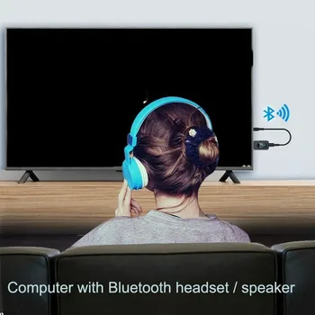 1Pcs Bluetooth adaptér Univerzálny Handfree Auto Bluetooth Prijímač MP3 Auto AUX Audio Bezdrôtový Konektor Hudba Pre Telefón, Mikrofón D4N2