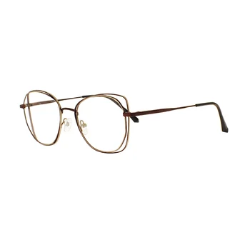 Pôvodné dodávať vysoko kvalitné kovové pripravený zásob módne optické rámy krátkozrakosť okuliare