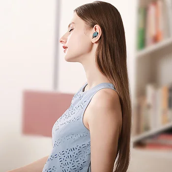 I07 Bluetooth Headset, TWS Bluetooth 5.0 In-Ear Stlačte tlačidlo s Digitálny Displej Bluetooth Headset