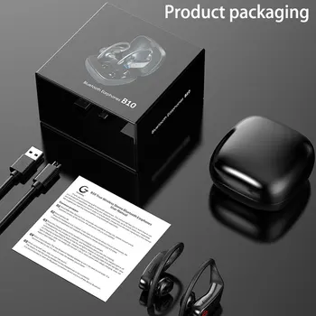 GuideRay Hifi Stereo TWS Bluetooth 5.0 Bezdrôtové slúchadlá s Vysokým rozlíšením Aktívne Hluk Izolované Šport Handsfree Headset LED