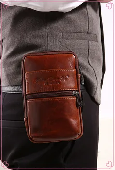 040718 nový hot muž mini pás taška muž small vintage kabelky