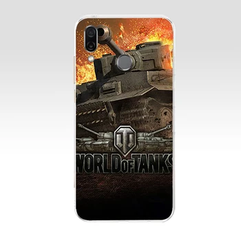 081FG world of tanks darček Mäkké Silikónové Tpu Kryt telefónu Prípade huawei Honor 8 Lite 8X 8s 9x