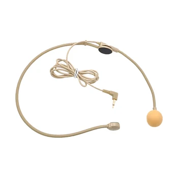 Eshowee Pro Headworn kondenzátora headset mikrofón pre Karaoke bezdrôtový telo 3,5 mm vysielač s mužským nastavovacou skrutkou