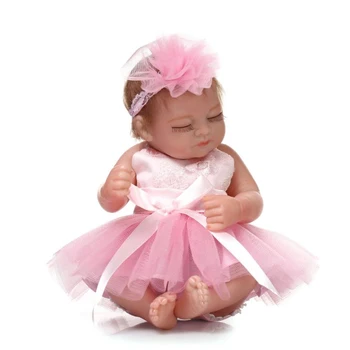 10 inch New Horúce Reborn Bábiky Baby Baby Kúpeľ Hračky, Plné Silikónové Dievča Bábiku realisticky novorodenca bábiky hračky pre Deti, darčeky