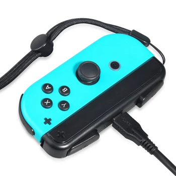 Mini Nabíjací Dok Nabíjací pre Nintendo Prepínač Radosť-Con s Nízkou Batérie Pripomienky a LED Indikátor Nabitia
