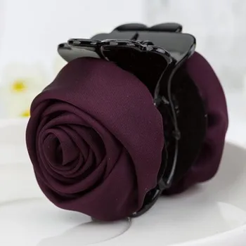 Kórejský Krásy Páse s nástrojmi Ruže Kvet Luk Čeľuste Klip Barrette Sušič na Pazúry pre Ženy pokrývku hlavy Vlasy Príslušenstvo