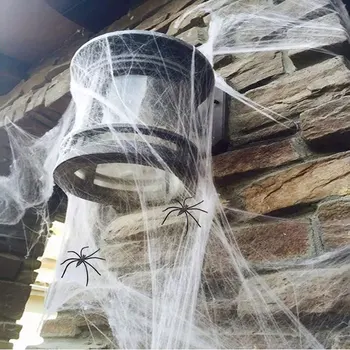 20 g/taška S Spider Halloween Dekor pavučina Strašidelné Strany Scénu, Rekvizity Multicolor Tvárny Pavučinu DIY Strašidelný Dom Príslušenstvo