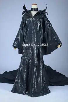 Maleficent horn kostým pre dospelých žien kostýmy Maleficent Angelina Jolie cosplay kostým Maleficent klobúk šaty