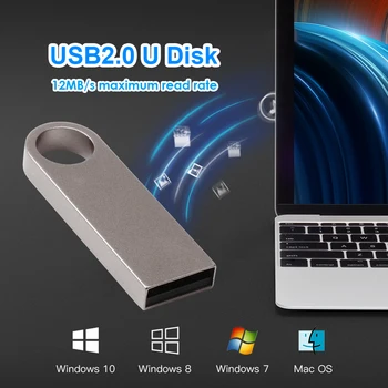 Pero Jednotku USB Flash Disk 64 GB 32 GB, 16 GB 8 GB USB kľúč Vodotesný U DiskUSB Skladovanie DeviceUSB Memory Stick