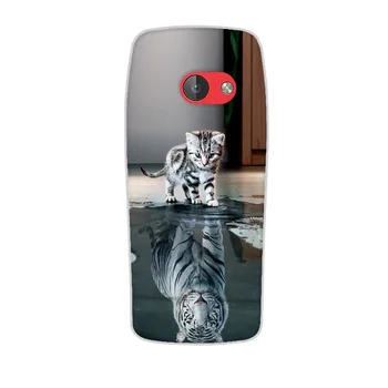 For Nokia 210 Case Silicone Soft TPU Printing Cartoon Cute Cat Back Cover For Nokia 210 2019 TA-1139 2.4inch Phone Case Cover