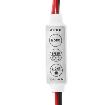 Stmievač Mini 12V 12A LED Stmievač, Diaľkové ovládanie Pre Jednu Farbu 5050/3528 Led Pásy Jas Stmievač