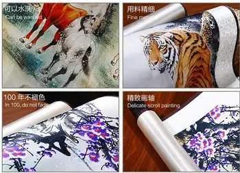 Tradičné Čínske Umenie Maľba Home Office Dekorácie Čínske maľby jeleň painging 201907151400