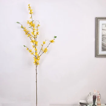 Farba žltá Kvetina Stamen Pre Dekorácie/Remeslá/Simulované Kvet DIY Darček Svadobné Dekorácie Falošné Hodváb Domáce Dekorácie, Kvety