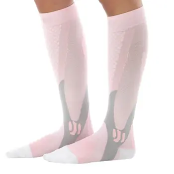 Kompresné Ponožky, kompresné ponožky pre kŕčové žily Ženy Muži Lekárske Kŕčové Žily Nôh bolestiach Kolená Vysoké Ponožky