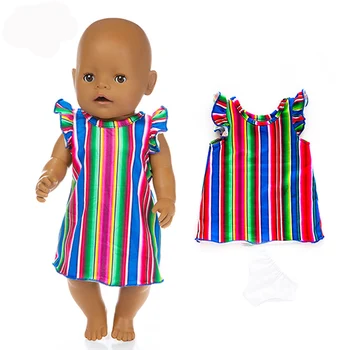 Bábika Šaty pre 17 Palcové Baby Nové Born Bábika 43 cm Bábiky Oblečenie