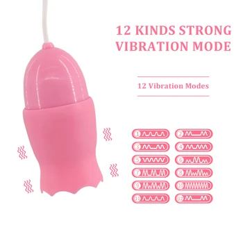 Sexuálny Stimulátor Klitorisu Jazyk Ústne Lízanie Vibrátory Dildo USB Napájanie 12 Rýchlostí, Sexuálne Hračky Pre Žien Mačička Vajcia Vibrátor Pre Ženy